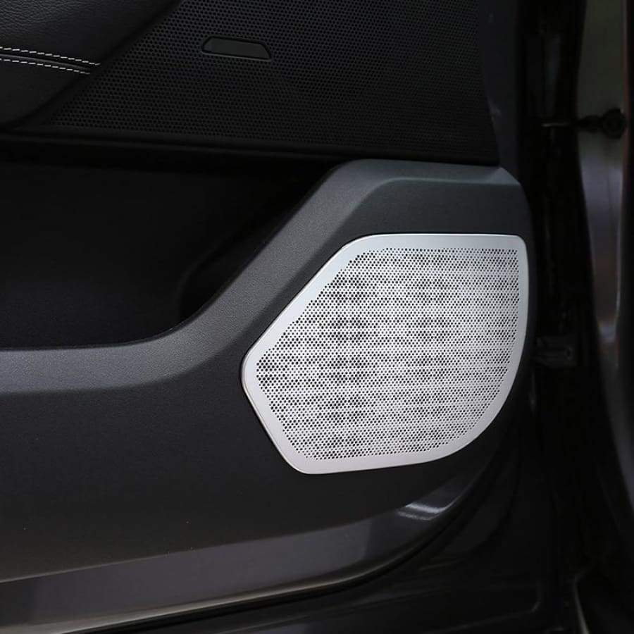 4Pcs For Land Rover Range Rover Velar 2017 2018 Car Aluminum Alloy Door Speaker Cover Panel Trim