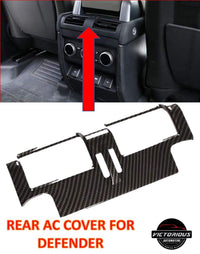 Thumbnail for Carbon Fibre ABS Car Armrest box Back Row air conditioning Air outlet For Land Rover Defender 110