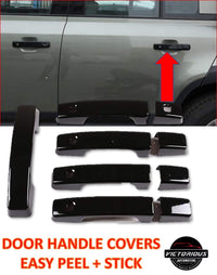 Thumbnail for Gloss Black Door Handle Trim  Land Rover Defender  L663 110 2020
