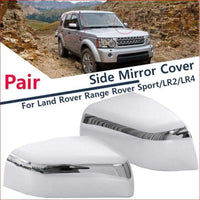 Thumbnail for Black 2Pcs Rear View Mirror Cover For Land Rover L320 Car