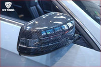 Thumbnail for Mercedes Carbon Mirror W204 W207 W212 W176 W218 W221 Caps For A C Cls E Cla Class Fiber Cover Car