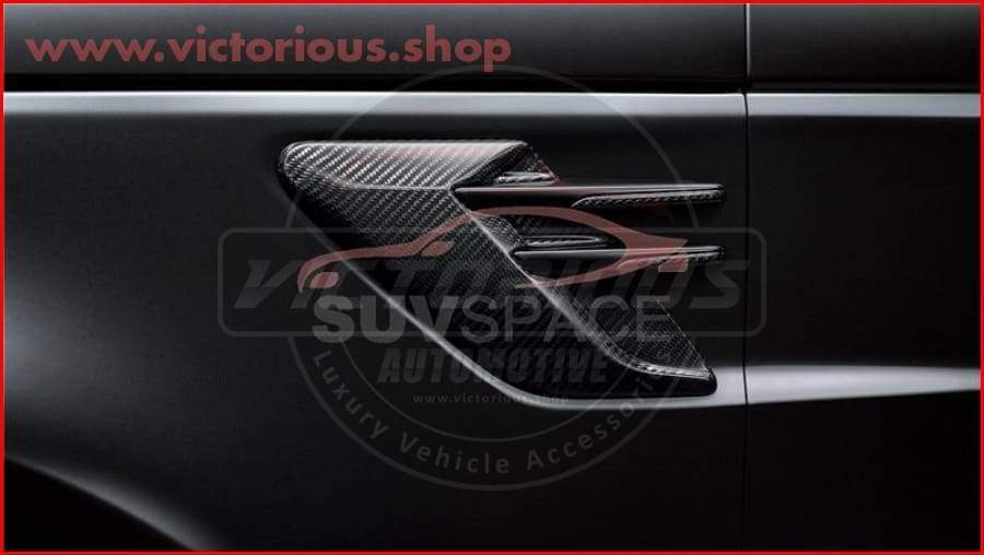 Carbon Fibre Side Vents For Range Rover Sport 2018+ L494 Genuine Only (Pair) Car
