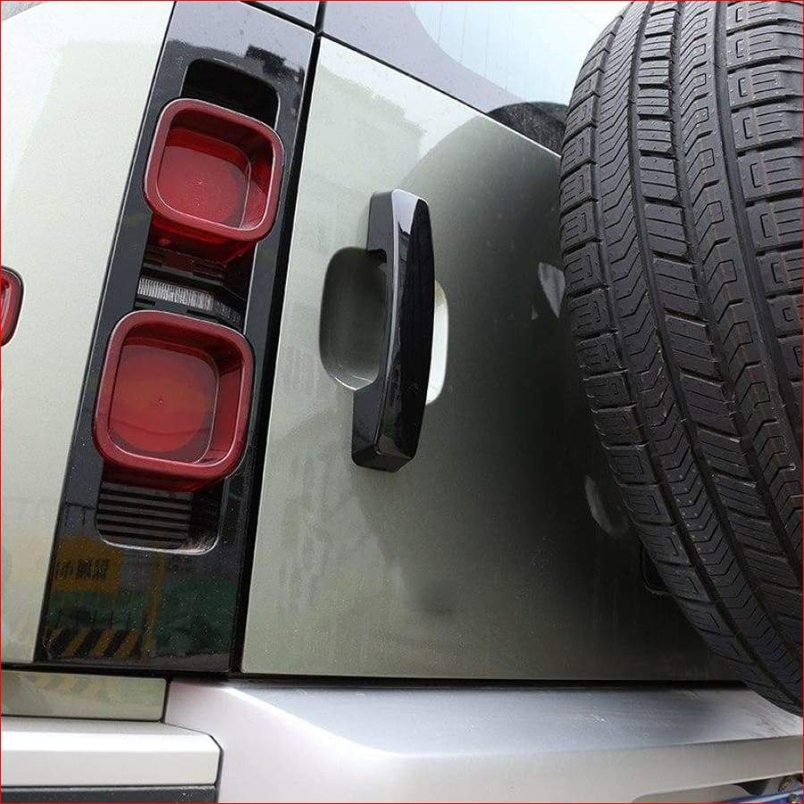 Gloss Black Door Handle Trim Land Rover Defender 110 2020 Car