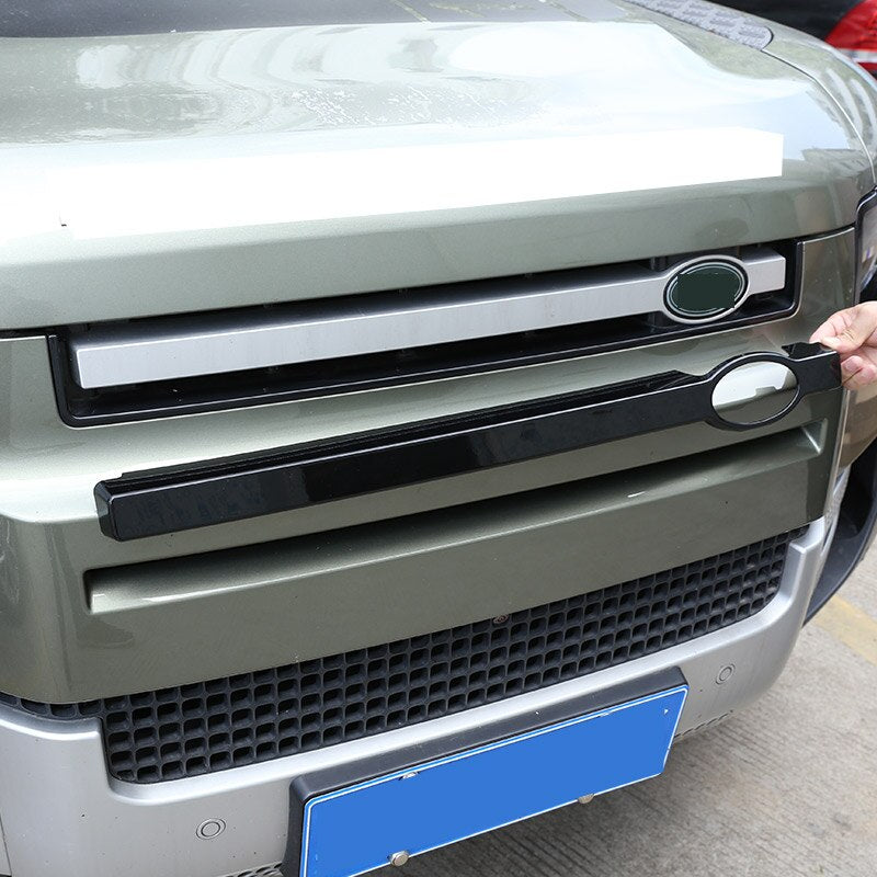 Gloss Black Front Grille upgrade For Land Rover Defender  L663 90 110 2020-2022