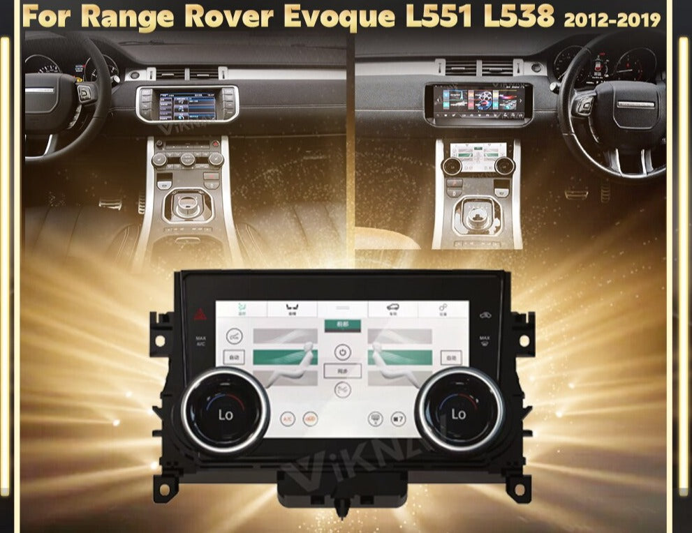 Climate Control Upgrade Screen for Range Rover Evoque L538 2012-2017