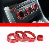 Thumbnail for Range Rover Climate Control And Audio Circle Trim Upgrade Red Car