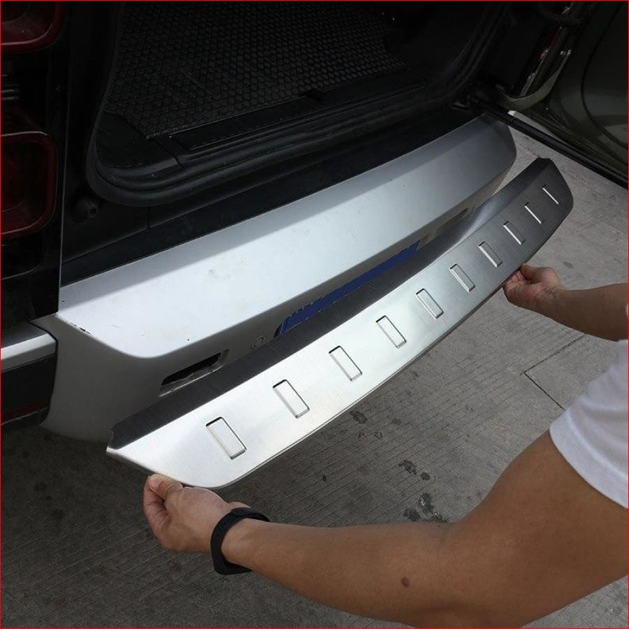 Stainless Steel Black/silver Car Rear Bumper Plate For Land Rover Defender 110 2020-2021