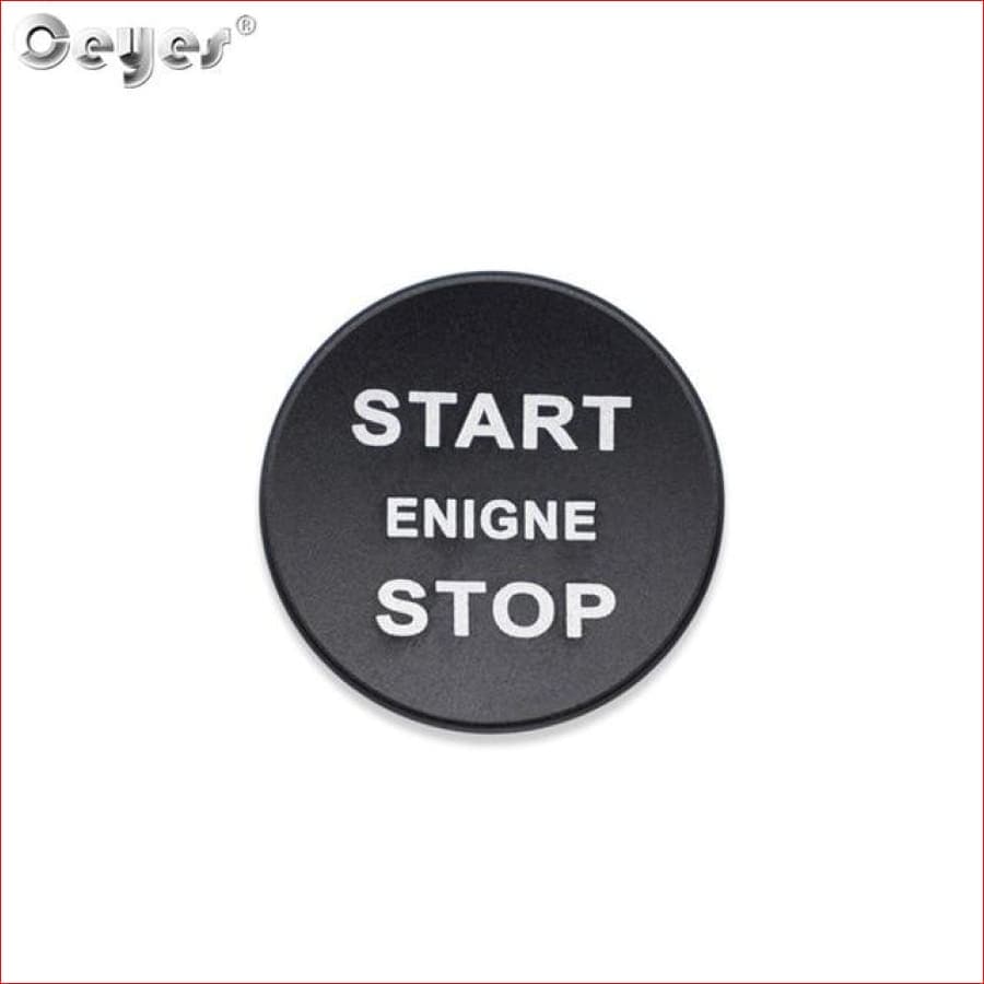 Start Stop Engine Push Button Cover For Range Rover /discovery/ Black Car