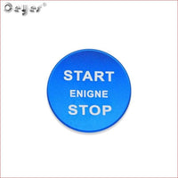 Thumbnail for Start Stop Engine Push Button Cover For Range Rover /discovery/ Blue Car