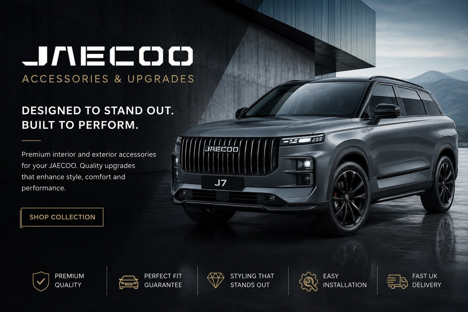 Jaecoo J7 with premium accessories