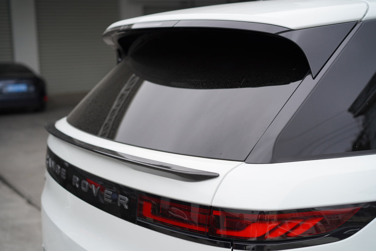 Range Rover Without Rear Spoiler Carbon Fibre Middle Wing Spoiler for Range Rover Sport 2023+ L461 ...