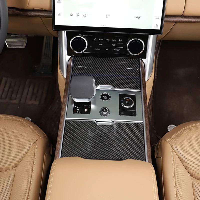 Real Carbon Fiber Real Carbon Fiber Center Console Panel Cover For Range Rover Vogue L460 2023