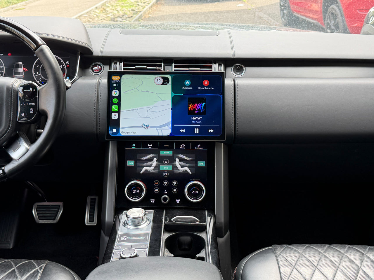 Actualización de pantalla Android flotante de 13,3 pulgadas para Range Rover Sport L494 / Vogue L405 2013-2018