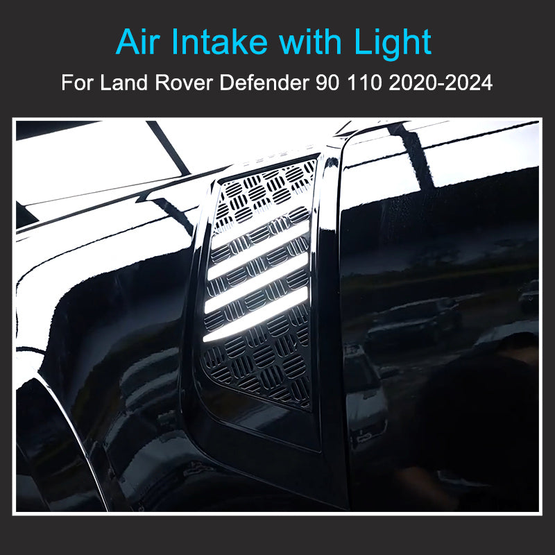 Land Rover Defender Intake LED Air Intake System for 2020-2024 Land Rover Defender 90/110 ...