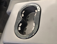 Thumbnail for Abs Carbon Fibre Rear Cup Holder cover for Jaecoo J7