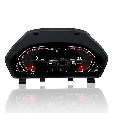 12.3 inch Digital Instrument Cluster for BMW 3 Series F30 F31 F34 & 4 Series F32 F33 F36, LCD Multimedia Cockpit with Multiple UI & Color Themes, Upgraded Digital Dash Display for CIC NBT System