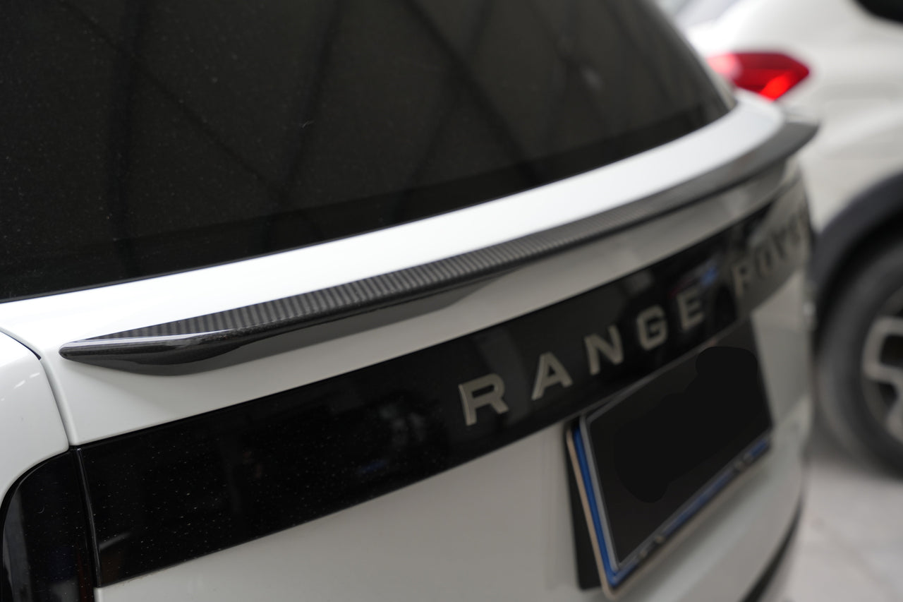 Range Rover Vogue L460 Carbon Fibre Rear Middle Wing Spoiler (2022+ ) Tailgate Performance Aero Upgrade