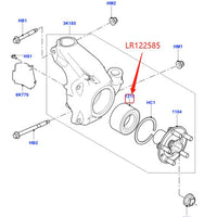 Thumbnail for Genuine Front Rear Wheel Hub Bearing for Land Rover Range Rover RR Sport Velar New Discovery Defender LR070453 LR072488 LR122585