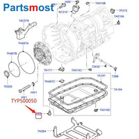 Thumbnail for 6 Speed Automatic Transmission Oil Pan For BMW E60 61 E90 91 92 24152333903 Jaguar C2C38963 Land Rover LR3 LR4 RR Sport LR007474