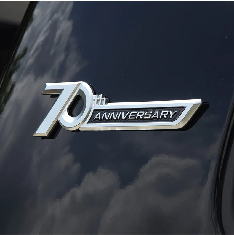 70th anniversary logo For 2008-2022 Toyota Land Cruiser Prado 200 Lc300 Fj200 Modified