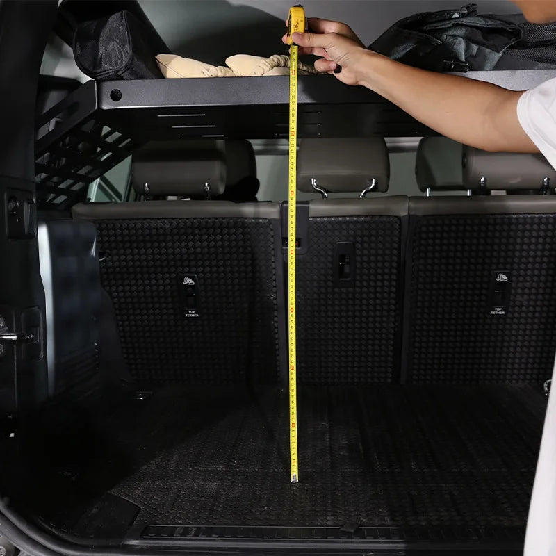 Aluminum Car Trunk Luggage Storage Shelves Multifunctional Storage Pallet Rack For Land Rover Defender 2020-2025