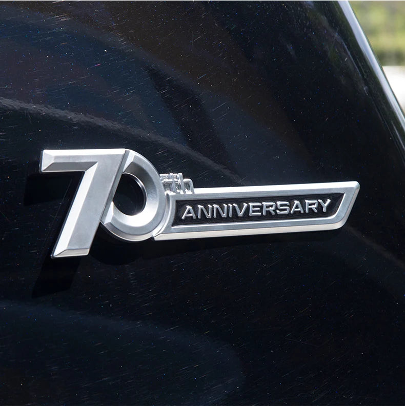 70th anniversary logo For 2008-2022 Toyota Land Cruiser Prado 200 Lc300 Fj200 Modified