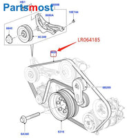 Thumbnail for 5.0 V8 Drive Belt Kit Primary Serpentine Belt LR064185 Secondary Belt LR012663 for Land Rover Discovery LR4 Range Rover RR Sport