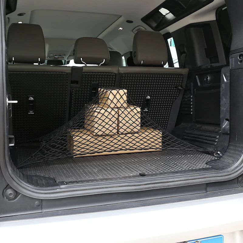 Car Trunk Fixed Net Bag, Tail Box Elastic Net Cover, Suitable For Land Rover Defender 90 110 130
