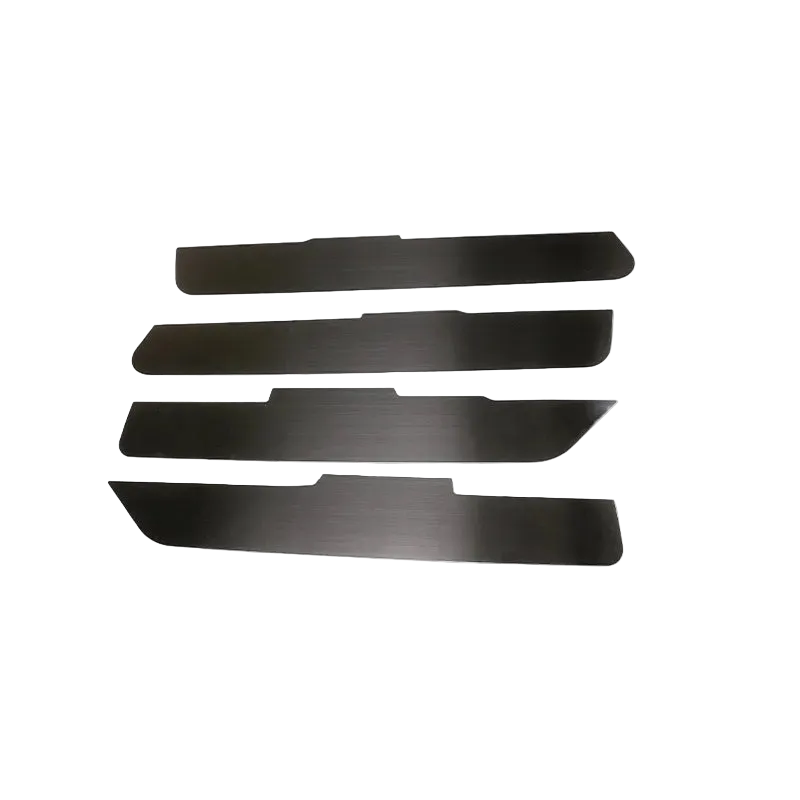 Stainless Steel Black Car Interior Door Decorative Panel Sticker For Land Rover Defender 110 2020-2025