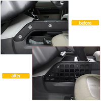 Thumbnail for Aluminum Car Central Control Side Storage Bag Rack Multi-Function Rack For Land Rover Defender 90 110 2020-2024