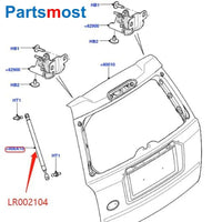 Thumbnail for 2pcs Gas Struts for Land Rover LR2 Freelander 2 Bonnet / Tailgate Gas Spring Lifts Hood Support 6H5216C826BD LR001773 / LR002104