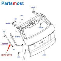 Thumbnail for 2pcs of Rear Tailgate Gas Springs for Land Rover Range Rover Evoque 2012-2015 Gas Strut Support Gas Lifts BJ32406A10AB LR025379