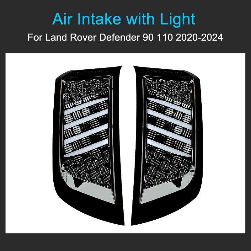 Air Intake with LED Lights for Land Rover Defender 90 110 2020-2024