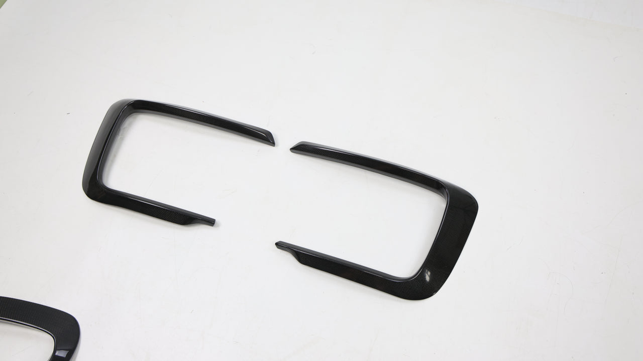 Range Rover L460 2022+ Real Carbon Fibre Front Bumper Air Intake Surrounds | Vogue Performance Styling Upgrade