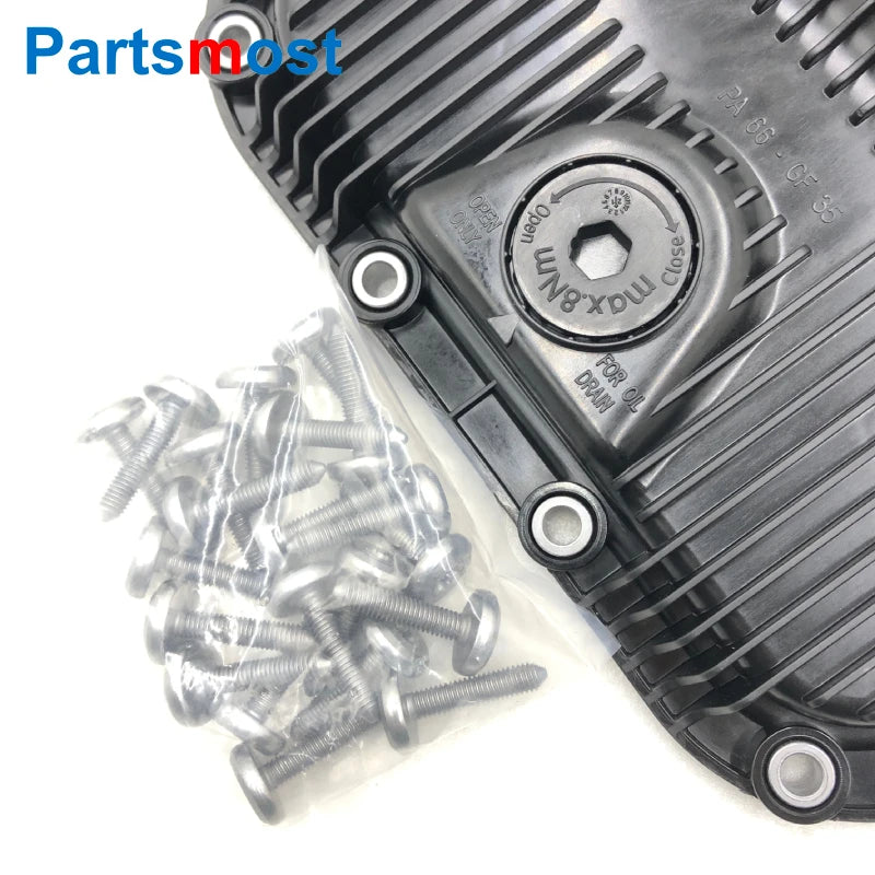 6 Speed Automatic Transmission Oil Pan For BMW E60 61 E90 91 92 24152333903 Jaguar C2C38963 Land Rover LR3 LR4 RR Sport LR007474