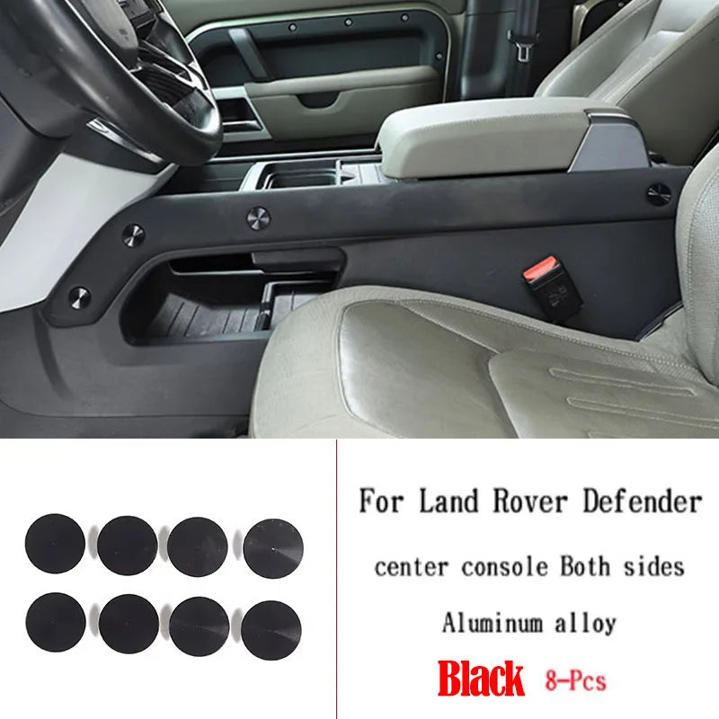 Aluminum Alloy Door Screws Protection Decorative Covers For Land Rover Defender L663 90 110 130 2020-2026