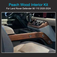 Thumbnail for Peach / Walnut Wood Interior Kit for Land Rover Defender 90 110 2020-2024