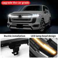 Thumbnail for LED Light Bar Grille For Toyota Land Cruiser lc300 2021 2022 2023 2024