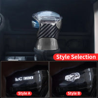 Thumbnail for LED Crystal Handle Gear head For Toyota Land Cruiser 300 LC300 2021-2023 2022