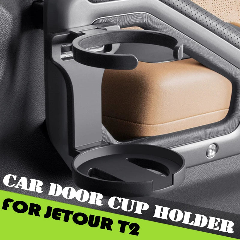 Car Door Cup Holder Fit for Jetour Traveller T2 2023 -2026