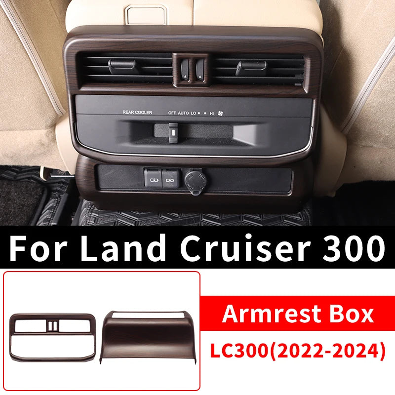 Full Interior set wood texture For 2021-2024 Toyota Land Cruiser LC300