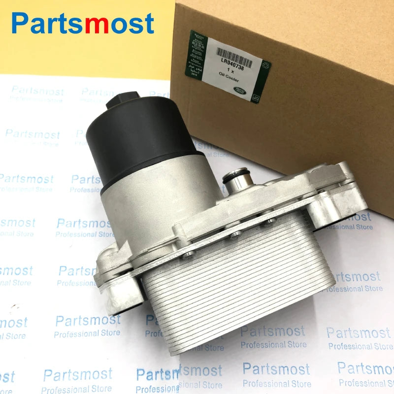 3.0 DIESEL TWIN TURBO ENGINE OIL COOLER FILTER FOR LAND ROVER LR4 RANGE ROVER SPORT NEW DISCOVERY VELAR JAGUAR LR124259 LR061969