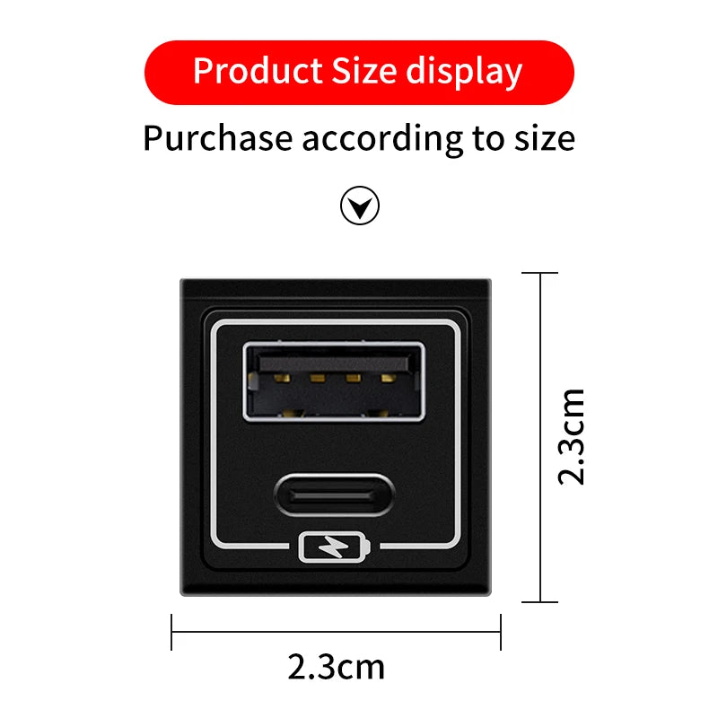 QC3.0 Quick Charger For 2024 Toyota Land Cruiser 250