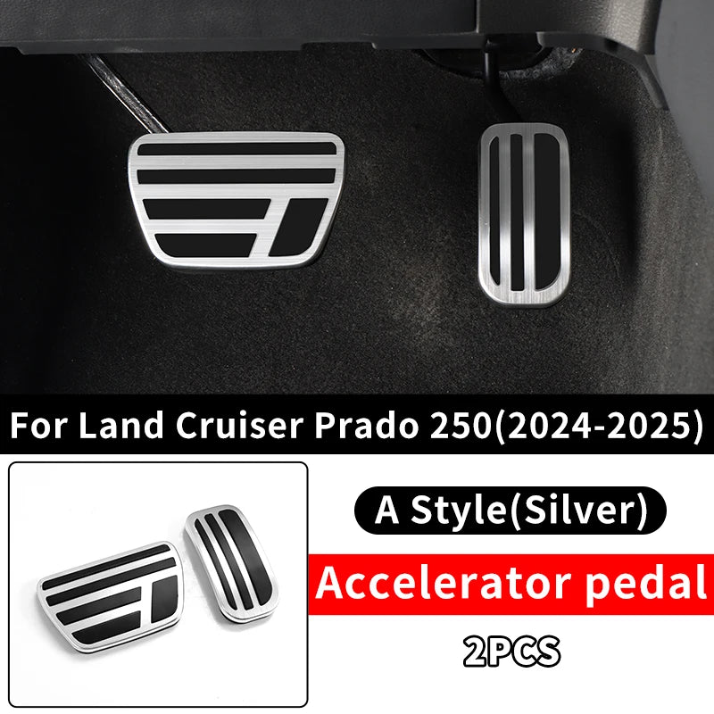 Stainless Steel pedals For Toyota Land Cruiser 250 2024