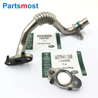 Thumbnail for 3.0 V6 Modified Turbo Oil Return Pipe LR087351 or Blanking Plug LR044555 for Range Rover RR Sport Velar Discovery 4 Jaguar XF XJ