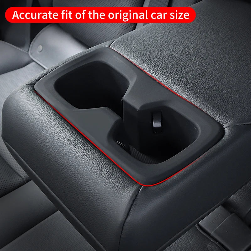 Second Row Water Cup Silica gel pad For Toyota Land Cruiser 250 2024 2025