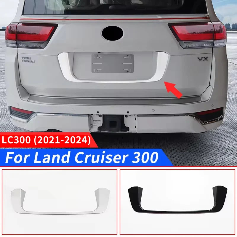 Tailgate U-Shaped Decoration Trim Cover For 2021-2024 Toyota Land Cruiser 300 LC300