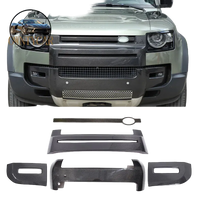 Thumbnail for Real carbon fiber Front Bumper Grille Covers For Land Rover Defender 90 110 130 2020+