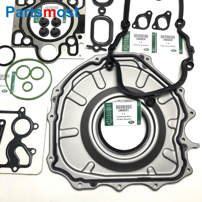 5.0 PETROL ENGINE OVERHAUL GASKET SET FOR RANGE ROVER SPORT DISCOVERY VELAR LR026141 LR026142 LR010882 010789 LR043721 LR078819