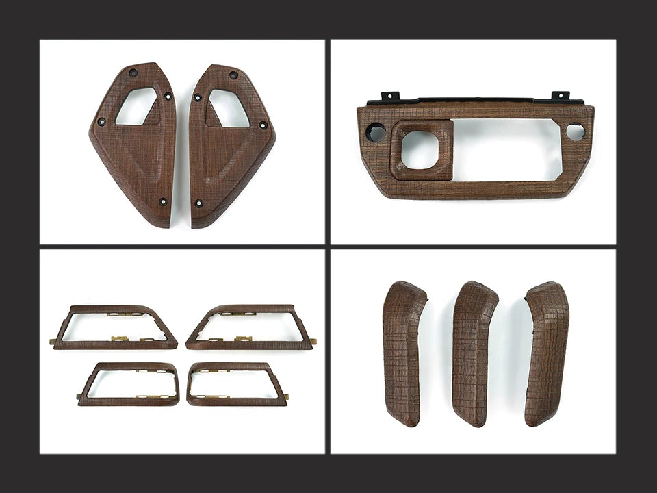 Peach / Walnut Wood Interior Kit for Land Rover Defender 90 110 2020-2024